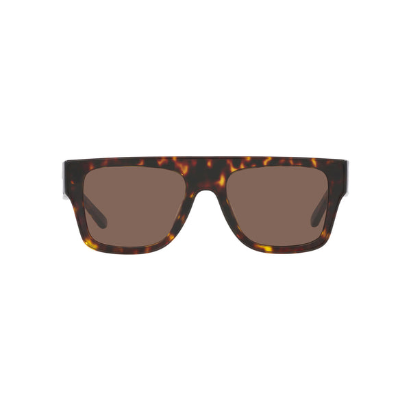 Tory Burch Women's Rectangle Frame Brown Acetate Sunglasses - TY7185U