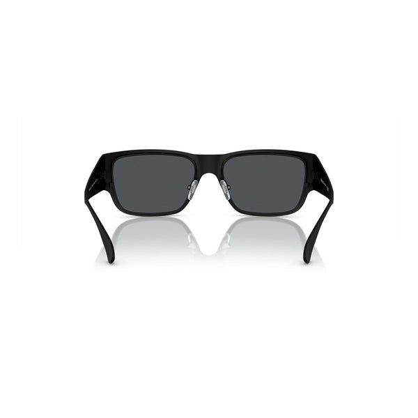 Versace Men's Square Frame Black Metal Sunglasses - VE2262