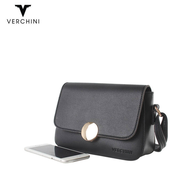 Verchini Textured Crossbody Bag Handbag