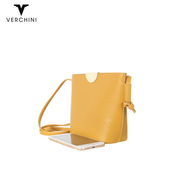 Verchini Small Fashion Crossbody Bag Simple Bucket Bag