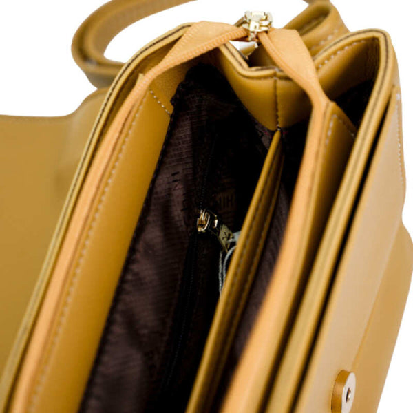 Verchini Patent Top Handle Bag Women Shoulder Bag