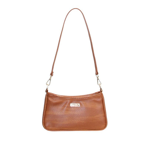 Verchini Buckle Shoulder Bag