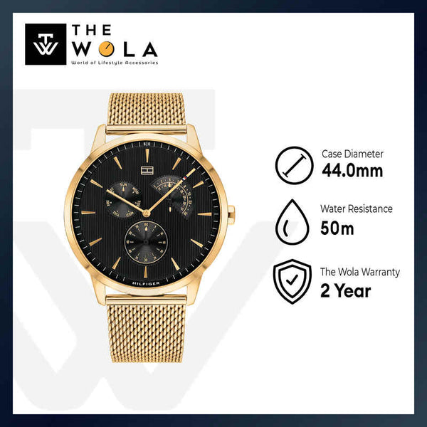 Tommy Hilfiger Gold Stainless Steel Men's Watch 1710386