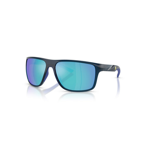 Scuderia Ferrari Men's Pillow Frame Blue Injected Sunglasses - FZ6015U