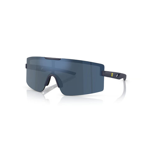 Scuderia Ferrari Men's Rectangle Frame Blue Injected Sunglasses - FZ6008U