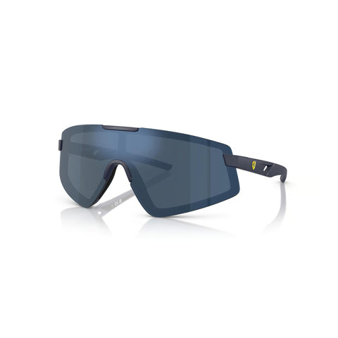 Scuderia Ferrari Men's Irregular Frame Blue Injected Sunglasses - FZ6009U