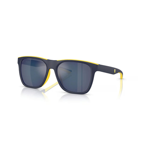 Scuderia Ferrari Unisex's Square Frame Blue Injected Sunglasses - FZ6013D