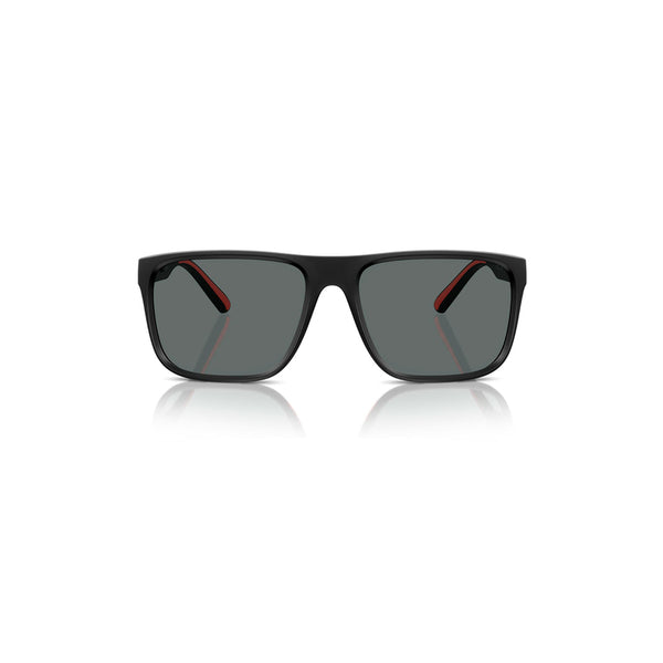 Scuderia Ferrari Men's Square Frame Black Injected Sunglasses - FZ6002U