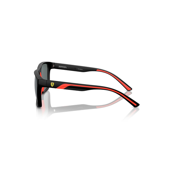 Scuderia Ferrari Men's Square Frame Black Injected Sunglasses - FZ6002U