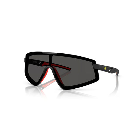 Scuderia Ferrari Men's Irregular Frame Grey Injected Sunglasses - FZ6009U