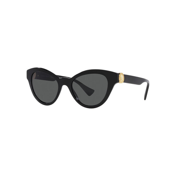 Versace Women's Butterfly Frame Black Acetate Sunglasses - VE4435F