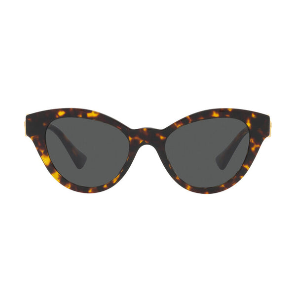 Versace Women's Butterfly Frame Brown Acetate Sunglasses - VE4435F
