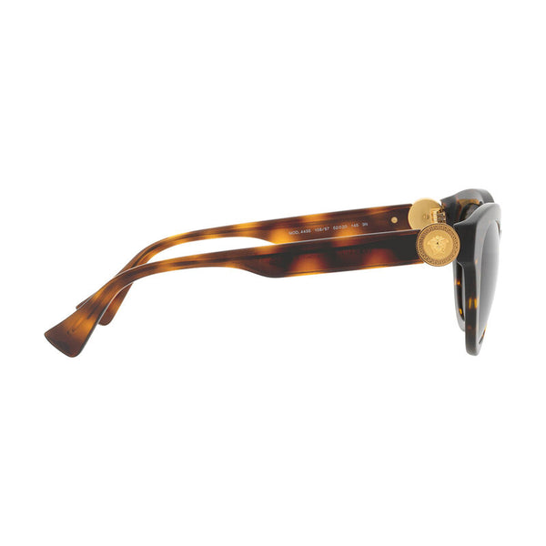 Versace Women's Butterfly Frame Brown Acetate Sunglasses - VE4435F