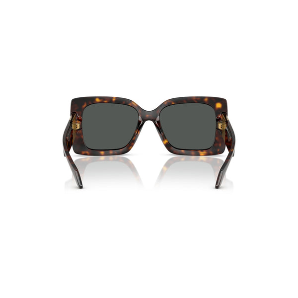 Versace Women's Irregular Frame Brown Nylon Sunglasses - VE4467U