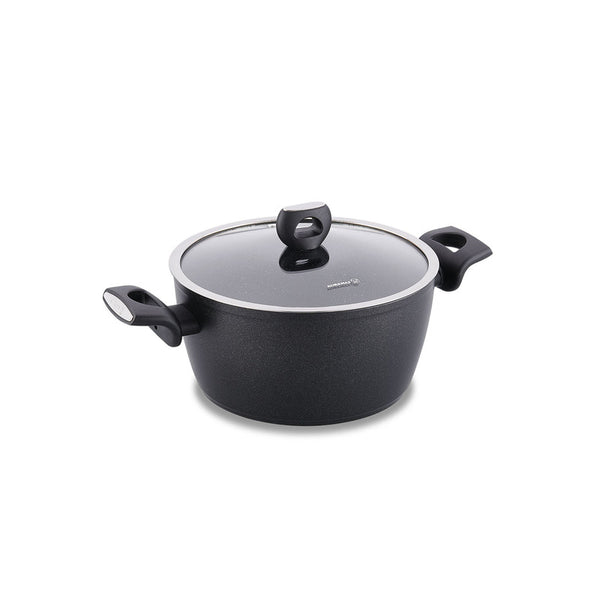 Korkmaz Nora Non-Stick Stock Pot (Soup Pot) - 20x9.8cm, Free From PFOA, Cadmium, and Lead, Made in Turkey