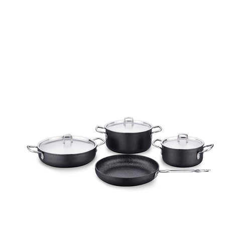 Korkmaz Doria 7-Piece Non Stick Cookware Set with Lid - Induction Compatible, PFOA Free, Made In Turkey