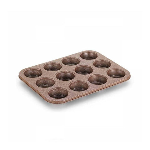 Korkmaz Muffy Non-Stick 12 Cups Standard Muffin Pan - Muffin Mold, Made in Turkey