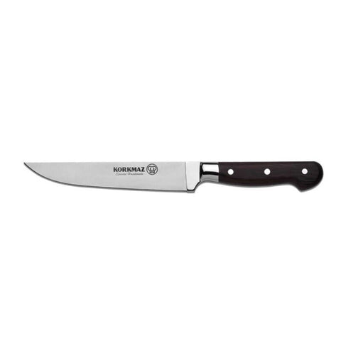 Korkmaz Sürmene Turkey Stainless Steel Kitchen Knife - 17.5 cm, Made in Turkey