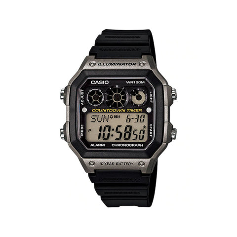 Casio AE-1300WH-8AV Men’s Digital Watch with Black Resin Band