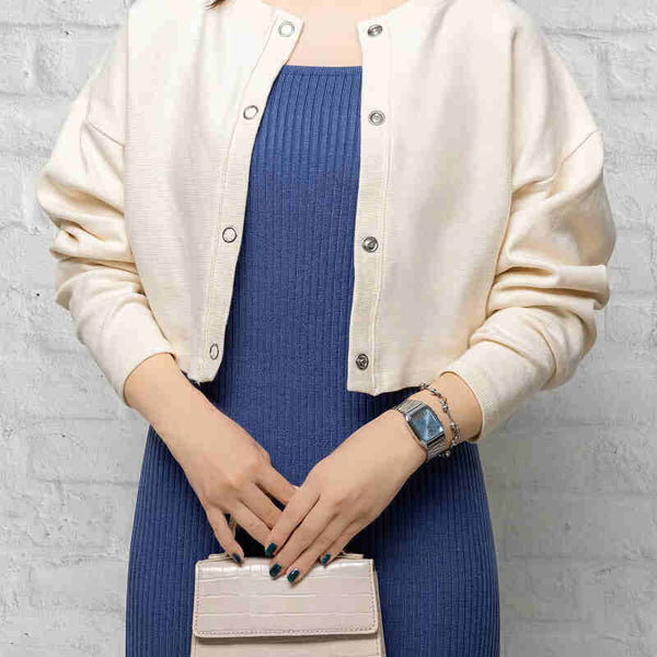 Casio Vintage Women's Analog-Digital Watch AQ-230A-2A1MQYDF Silver Stainless Steel Strap