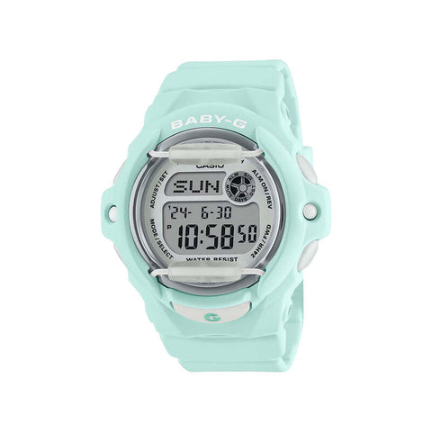 Casio Baby-G BG-169U-3 Women's Digital Sport Watch with Green Resin Band