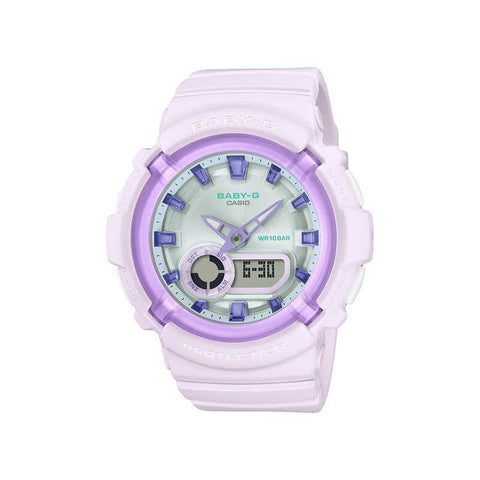 Casio Baby-G Women's Analog Digital Watch BGA-280SW-6A Purple Resin Band Women Sports Watch