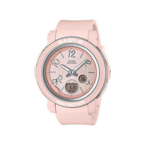 Casio Baby-G Ribbon Design BGA-290RA-4A Women Analog-Digital Watch Pink Resin Strap