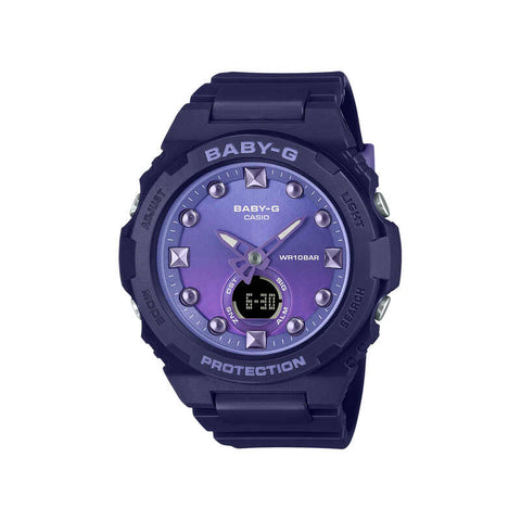 Casio Baby-G BGA-320-2A Women Analog-Digital Watch Blue Resin Strap