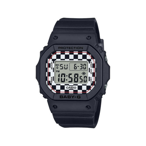 Casio Baby-G Women Analog-Digital Sport Watch BGD-565GS-1 Black Resin Strap