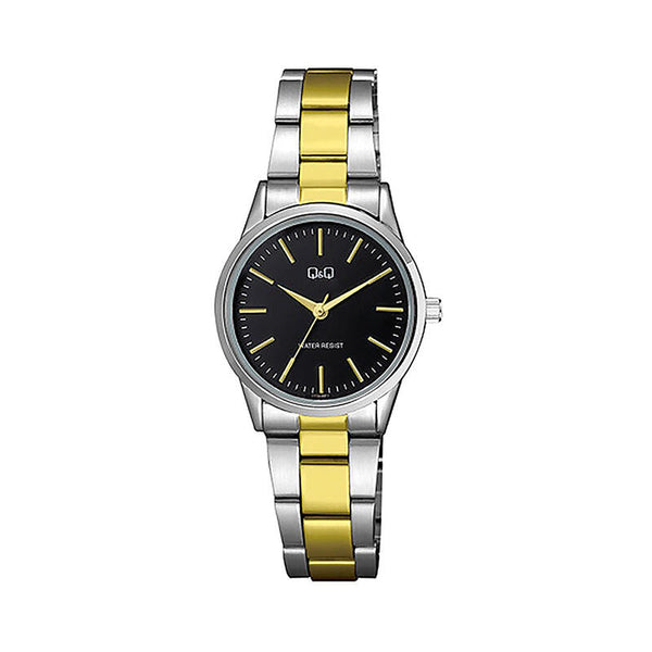 Q&Q Watch by Citizen C11A-006PY Women Analog Watch with Silver Stainless Steel Strap