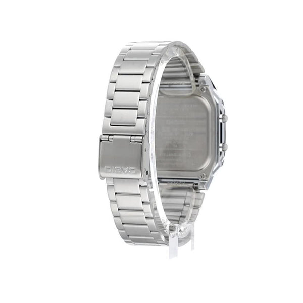 Casio DB-360-1A Men Digital Watch with Silver Stainless Steel Band