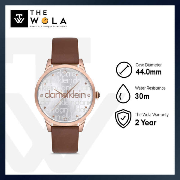 Daniel Klein Trendy Women's Analog Watch DK.1.12693-3 with Brown Leather Strap | Watch for Women