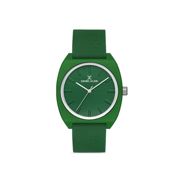 Daniel Klein DKLN Men's Analog Watch DK.1.13154-5 Green Silicone Strap Watch | Watch for Men