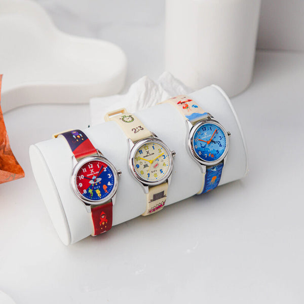 Daniel Klein Boys' Analog Watch DK.1.13182-1 White Silicone Strap Watch | Watch for Kids