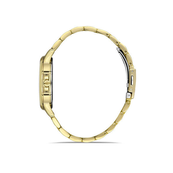 Daniel Klein Premium Women's Analog Watch DK.1.13344-3 Gold Stainless Steel Strap Ladies Watch | Watch for Women