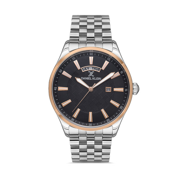 Daniel Klein Premium Men's Analog Watch DK.1.13364-4 Silver Stainless Steel Strap Men Watch | Watch for Men
