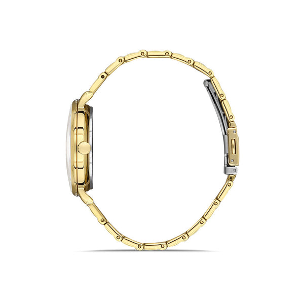 Daniel Klein Exclusive Women's Chronograph Watch DK.1.13415-3 Gold Stainless Steel Strap Ladies Watch | Watch for Women