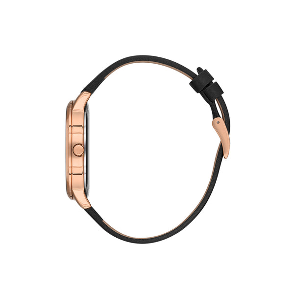 Daniel Klein Premium Women's Analog Watch DK.1.13459-6 with Black Leather Strap | Watch for Women