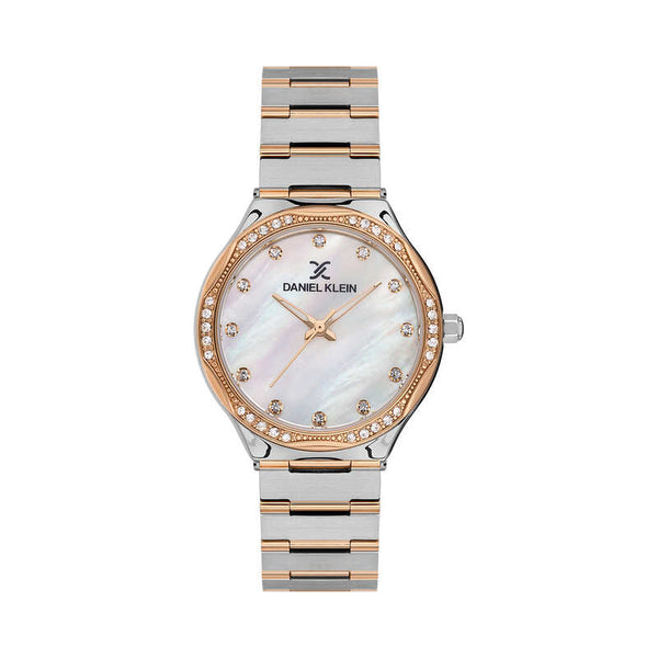 Daniel Klein Premium Women's Analog Watch DK.1.13479-5 with Silver Stainless Steel Strap | Watch for Women