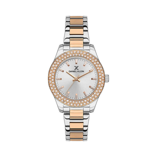 Daniel Klein Premium Women's Analog Watch DK.1.13494-4 with Silver Stainless Steel Strap | Watch for Women