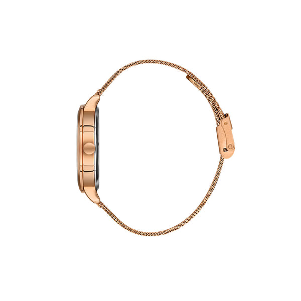 Daniel Klein Premium Women's Analog Watch DK.1.13504-4 with Rose Gold Mesh Strap | Watch for Women
