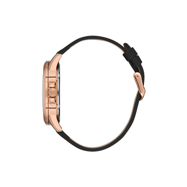 Daniel Klein Premium Men's Analog Watch DK.1.13542-5 Black with Leather Strap | Watch for Men