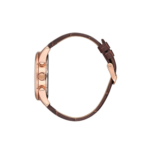 Daniel Klein Exclusive Men's Chronograph Watch DK.1.13550-4 Brown with Leather Strap | Watch for Men
