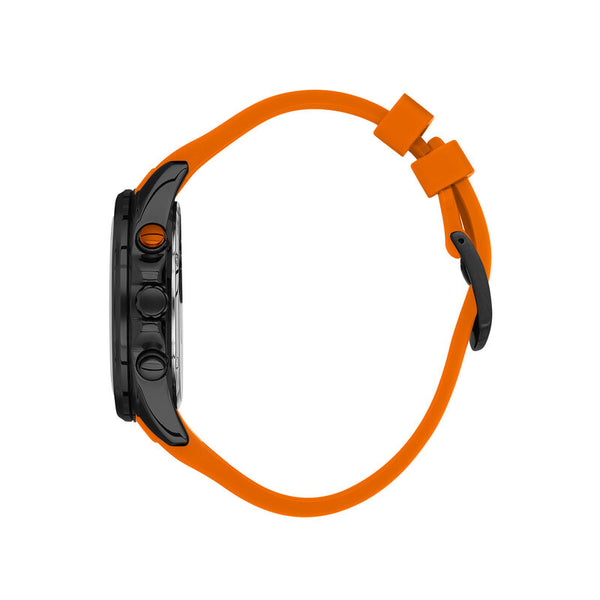 Daniel Klein Exclusive Men's Chronograph Watch DK.1.13551-5 Orange with Silicone Strap | Watch for Men