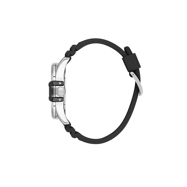 Daniel Klein Premium Men's Analog Watch Black Silicone Strap DK.1.13673-1