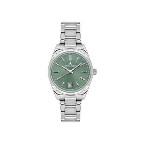 Daniel Klein Premium Women Analog Watch DK.1.13769-6 Silver Stainless Steel Strap