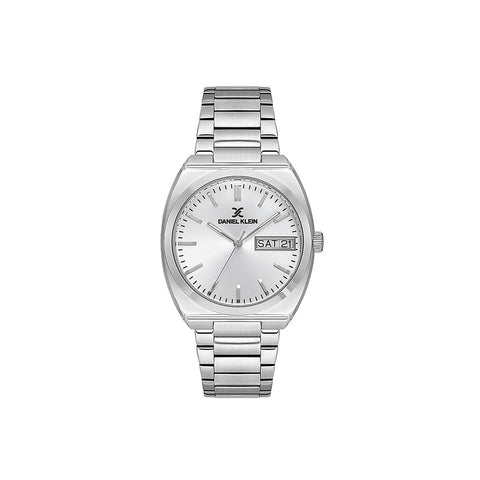 Daniel Klein Premium Men Analog Watch DK.1.13885-1 Silver Stainless Steel Strap