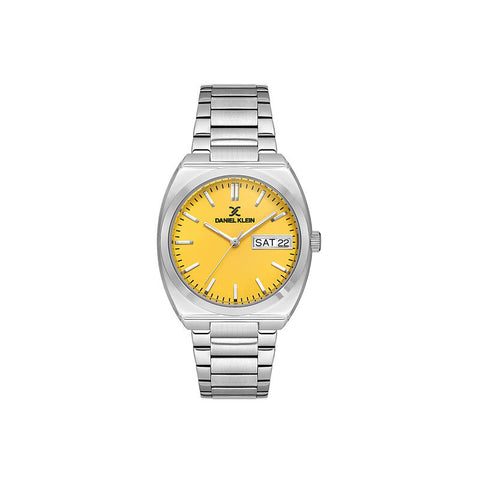 Daniel Klein Premium Men Analog Watch DK.1.13885-5 Silver Stainless Steel Strap