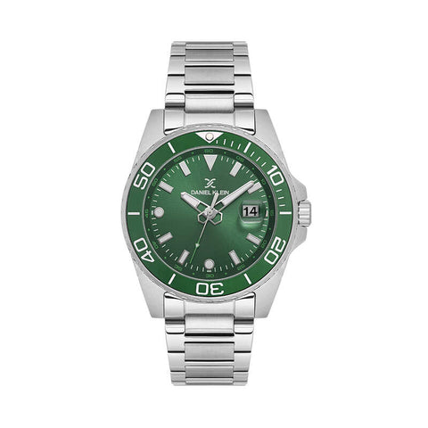 Daniel Klein Premium Men's Analog Watch Silver Stainless Steel  DK.1.13990