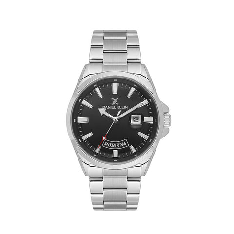 Daniel Klein Premium Men's Analog Watch Silver Stainless Steel  DK.6.14037